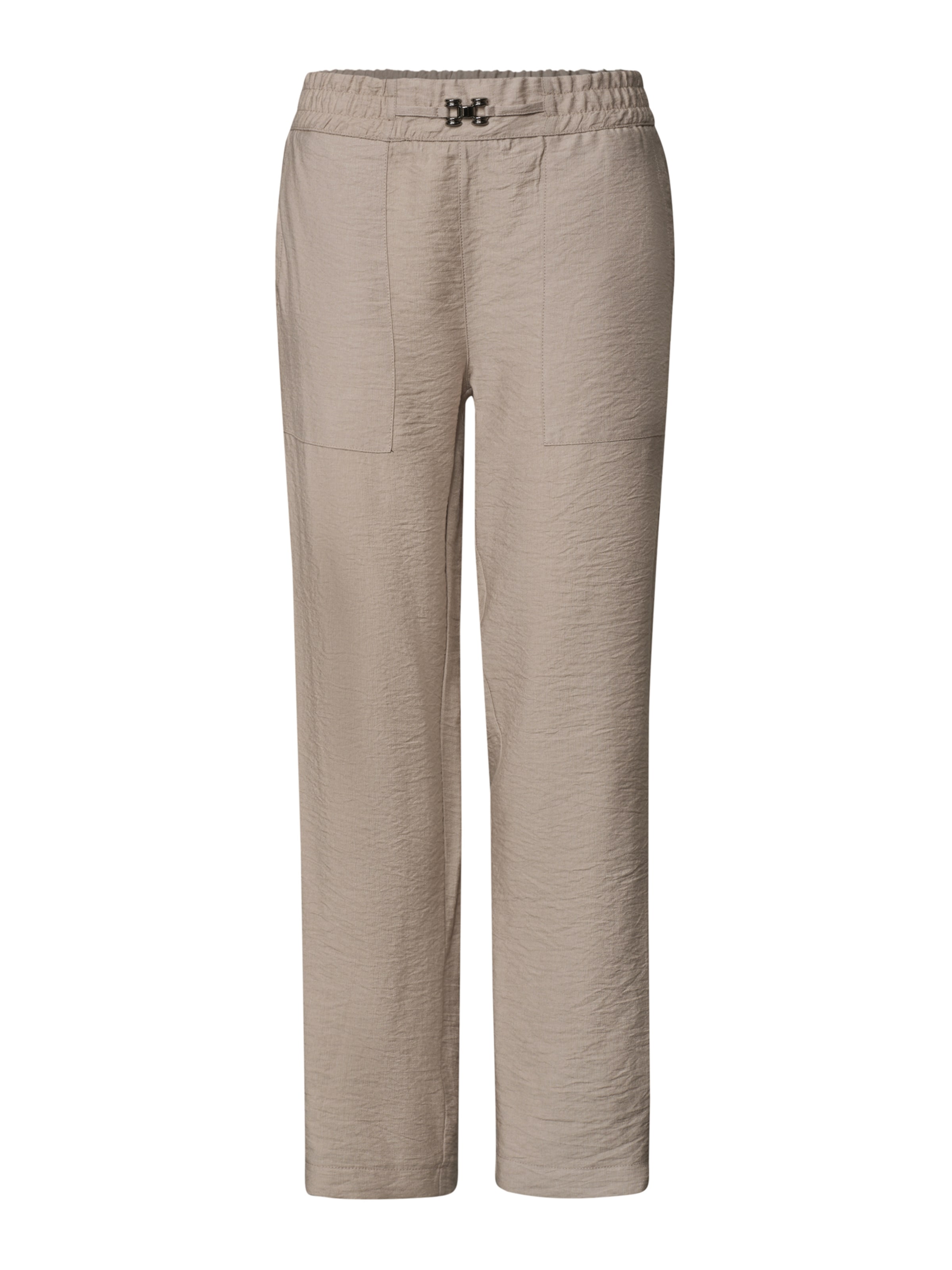 STREET ONE Regular Byxa 'Bonny' i beige: framsida