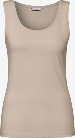 STREET ONE Top 'Anni' in Beige: front