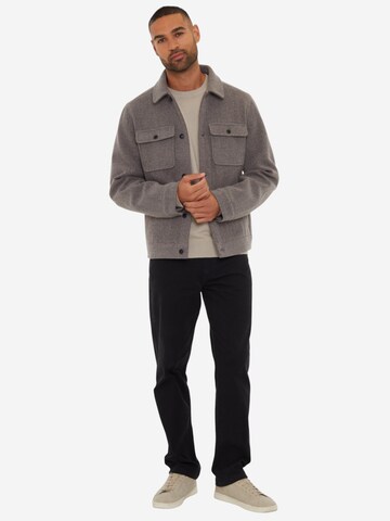 Threadbare Jacke 'Crunch' in Grau