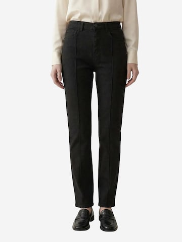 Slimfit Pantaloni di My fashion in nero: frontale