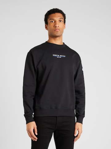 North Sails Sweatshirt in Schwarz: predná strana