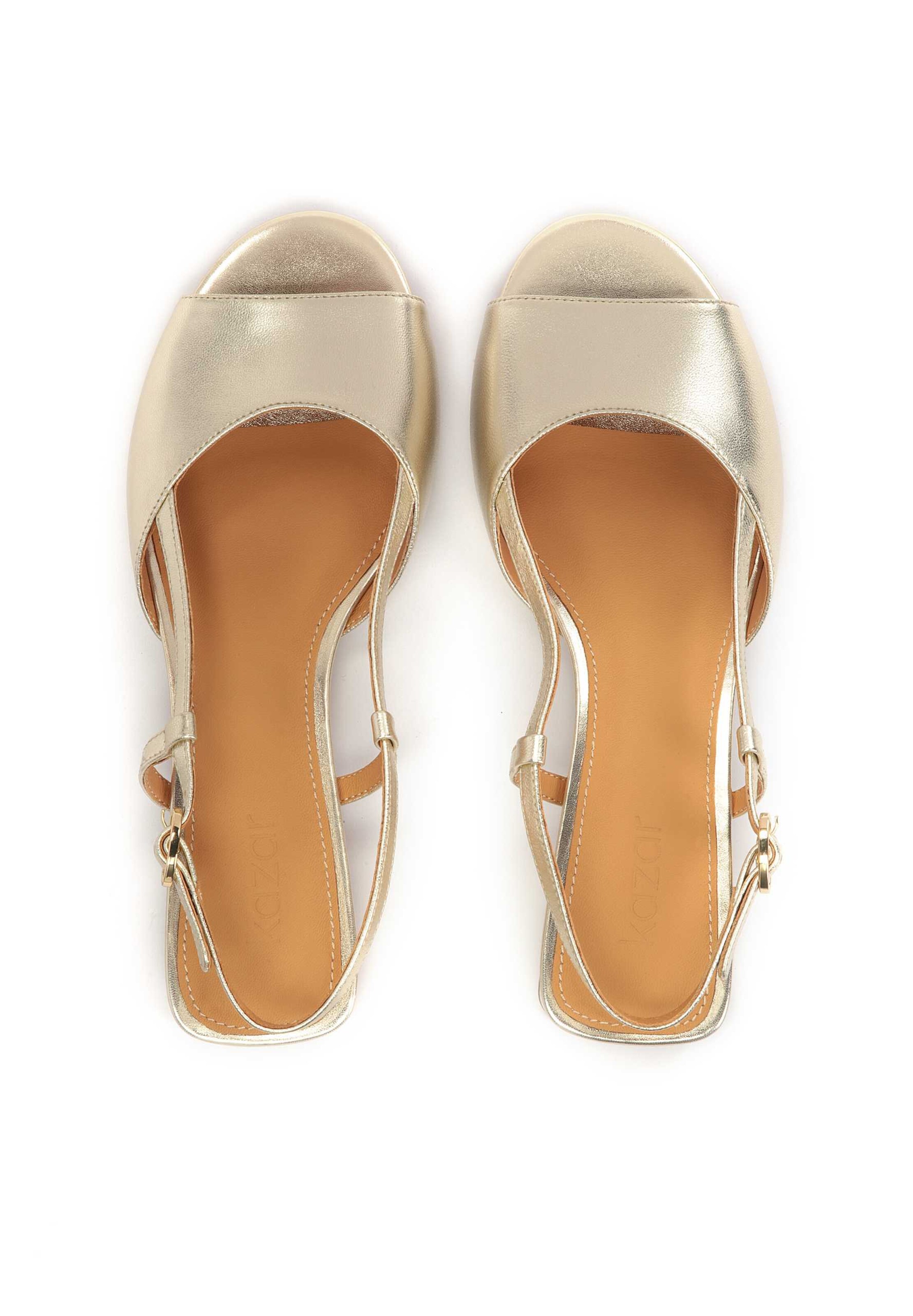 Kazar - Sandalias en oro