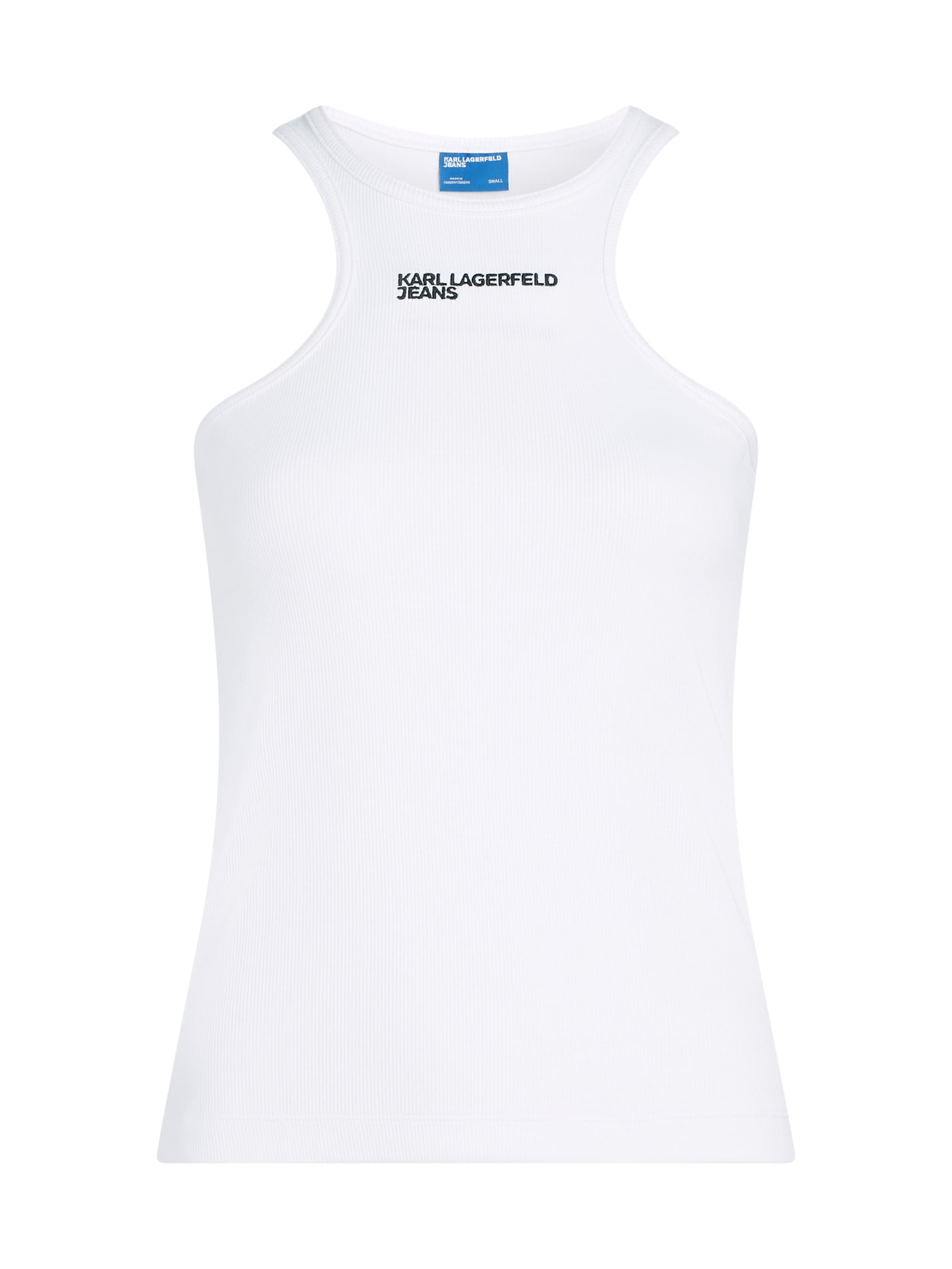 Haut KARL LAGERFELD JEANS en blanc : devant