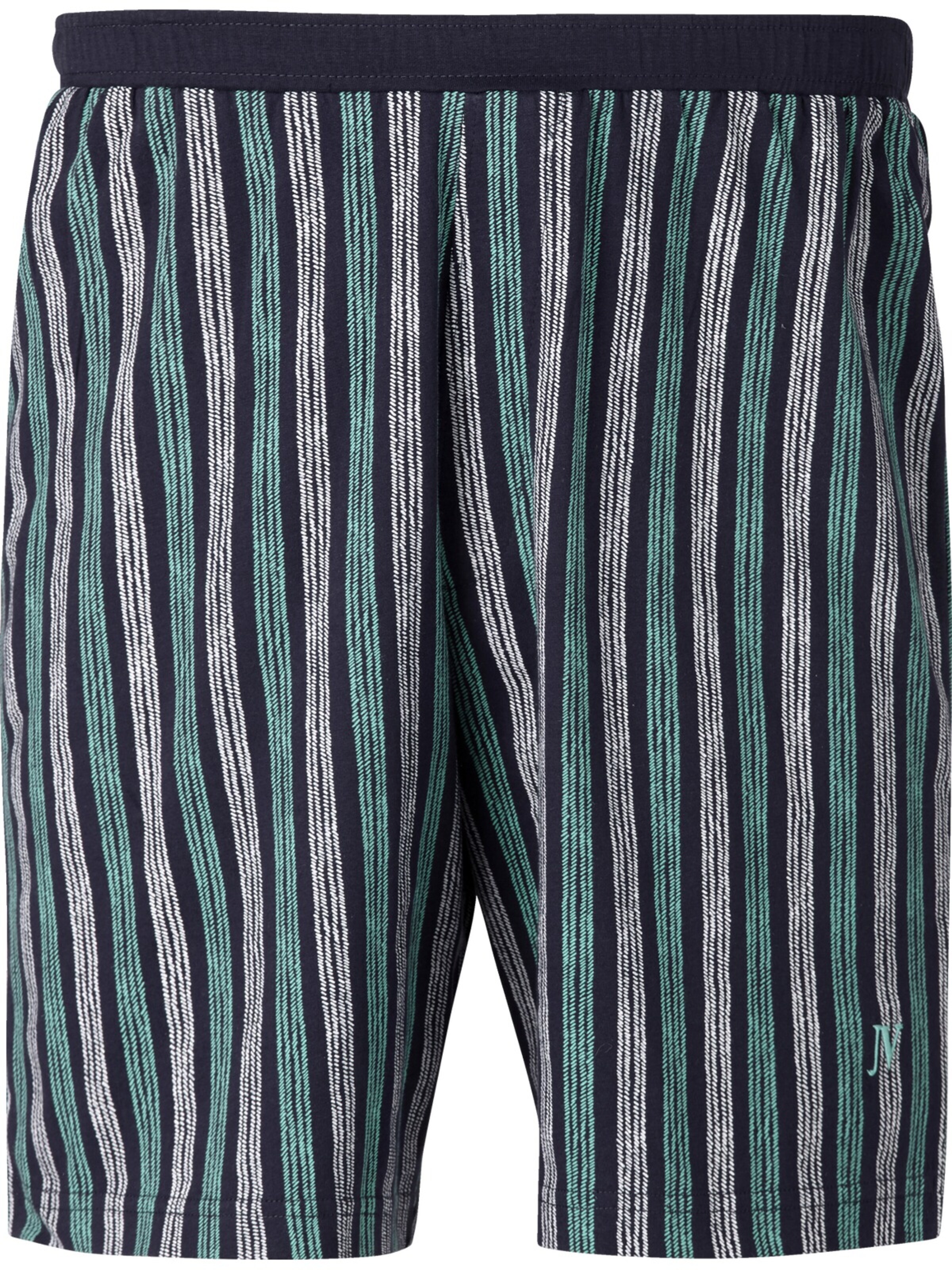 Jan Vanderstorm Kurzer Schlafanzug ' Hager ' in Blau