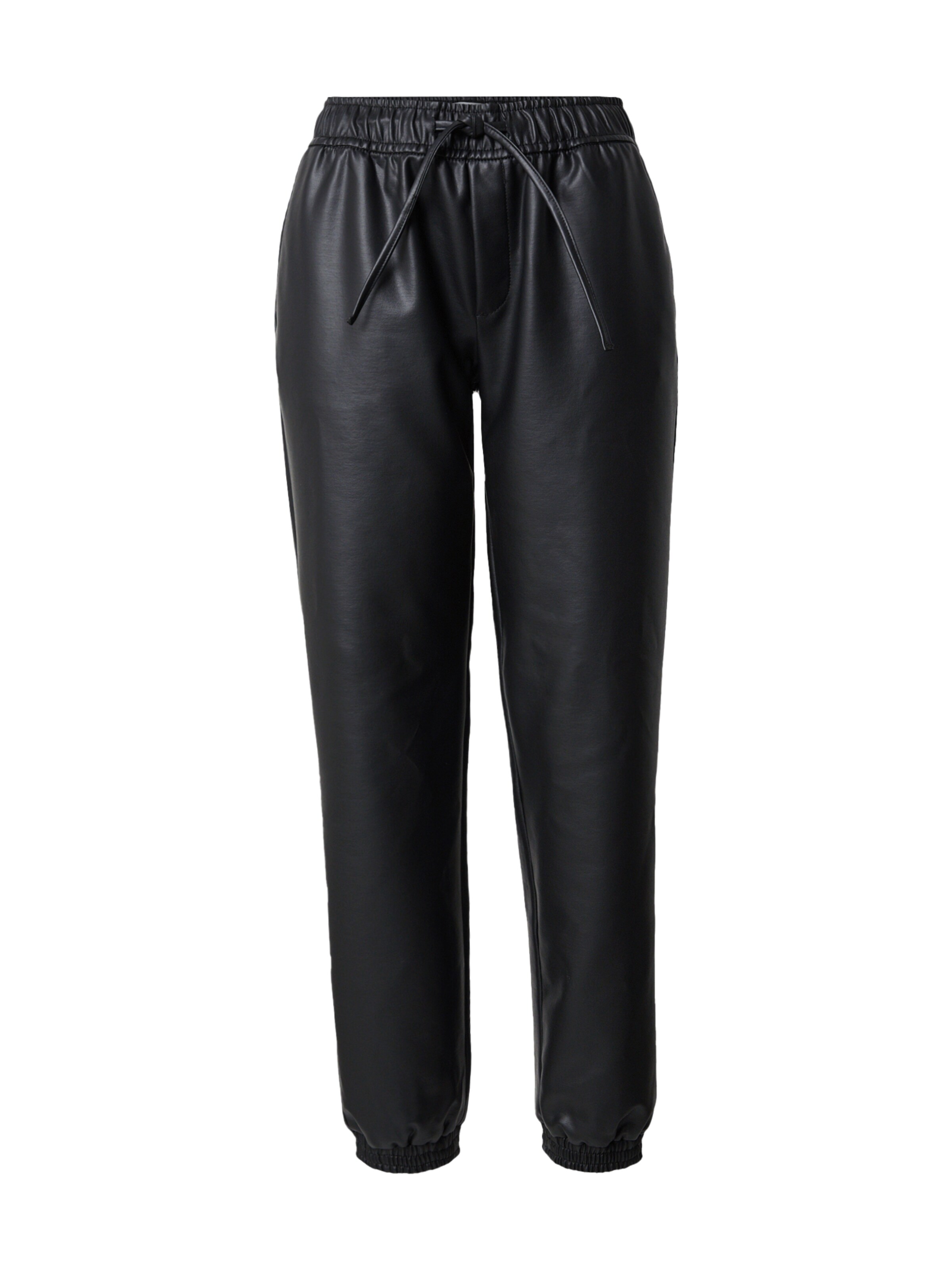 ONLY Tapered Trousers 'ONLKAREN' in Black: front