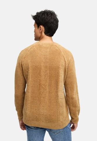 INDICODE JEANS Trui 'INOlio' in Beige
