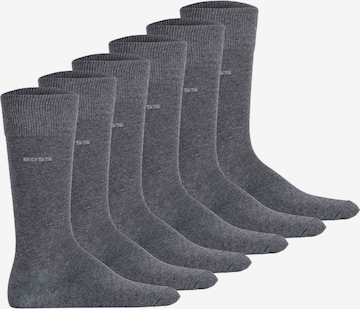 Chaussettes BOSS en gris : devant
