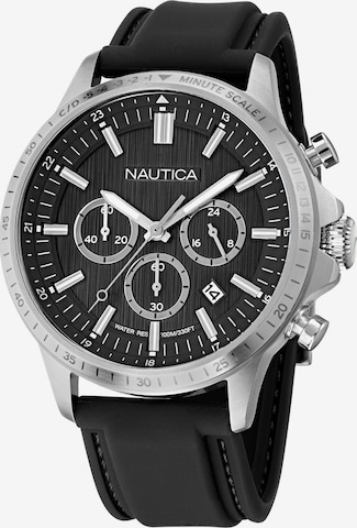 Montre à affichage analogique NAUTICA en noir : devant