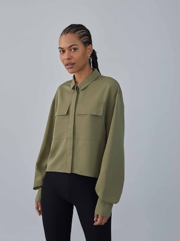 LeGer by Lena Gercke - Blusa 'Felicia' en verde: frente