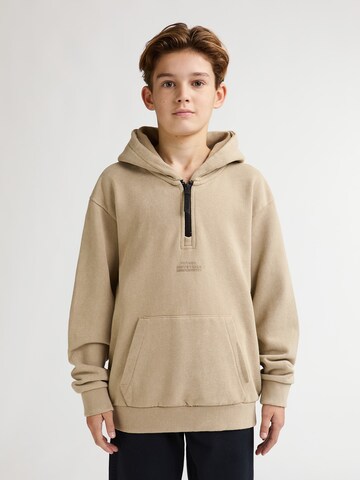 Petrol Industries Sweatshirt 'Punta' in Beige: front