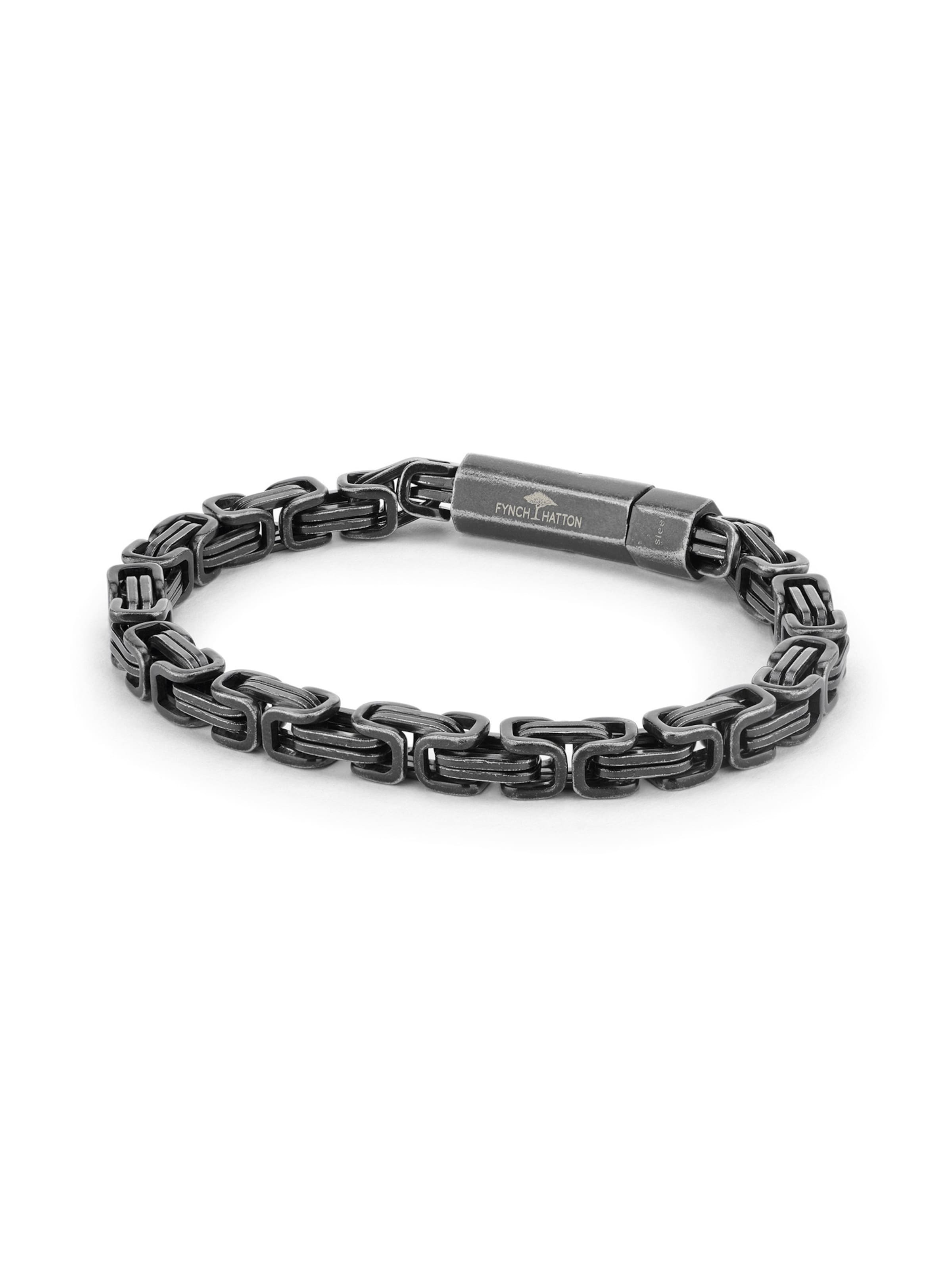 FYNCH-HATTON Bracelet in Grey: front