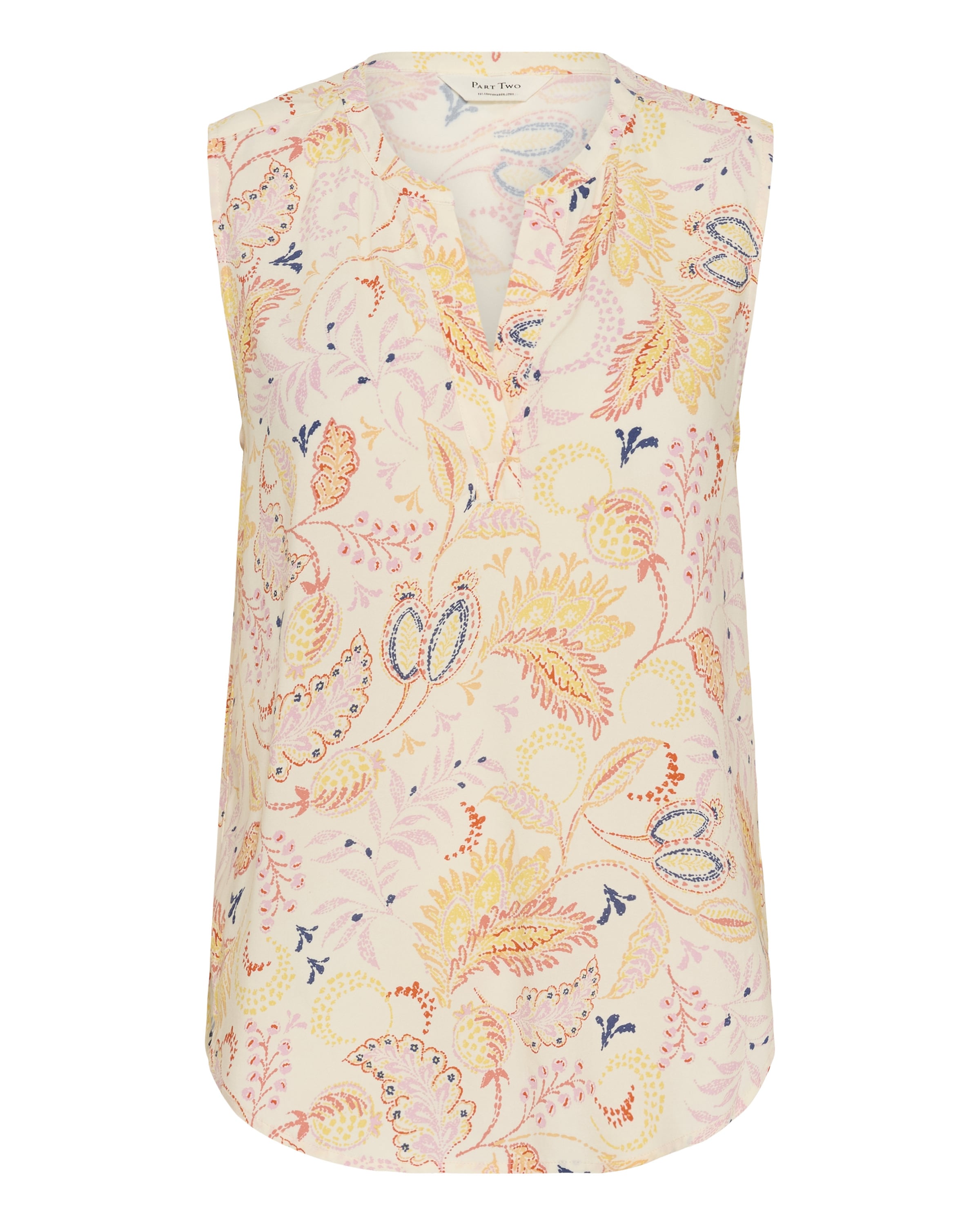 Part Two - Blusa 'Andia' en amarillo: frente