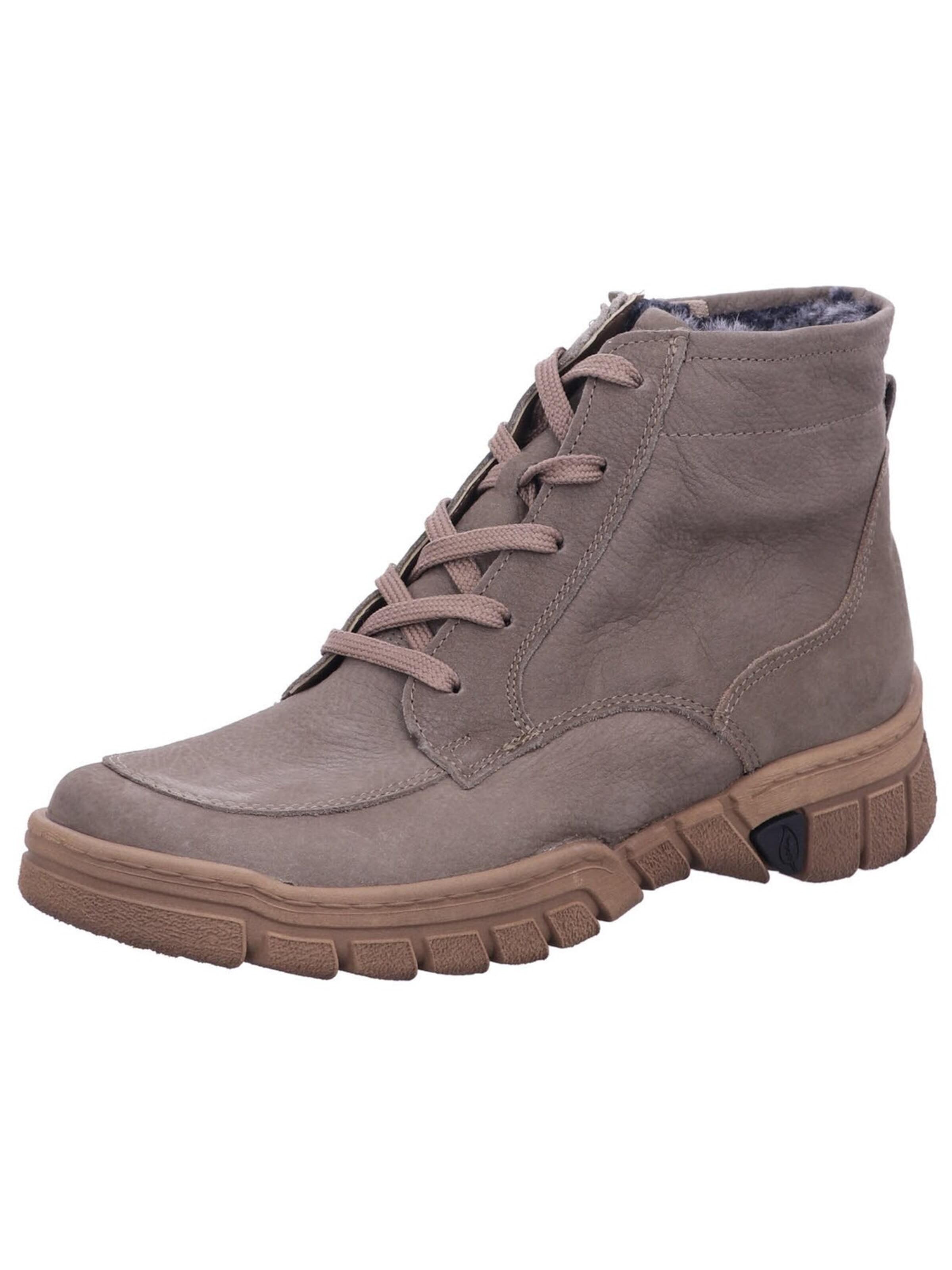 Sneaker alta 'Stiefel Damen 904801 165 093 Echtleder in beige' di WALDLÄUFER in beige: frontale