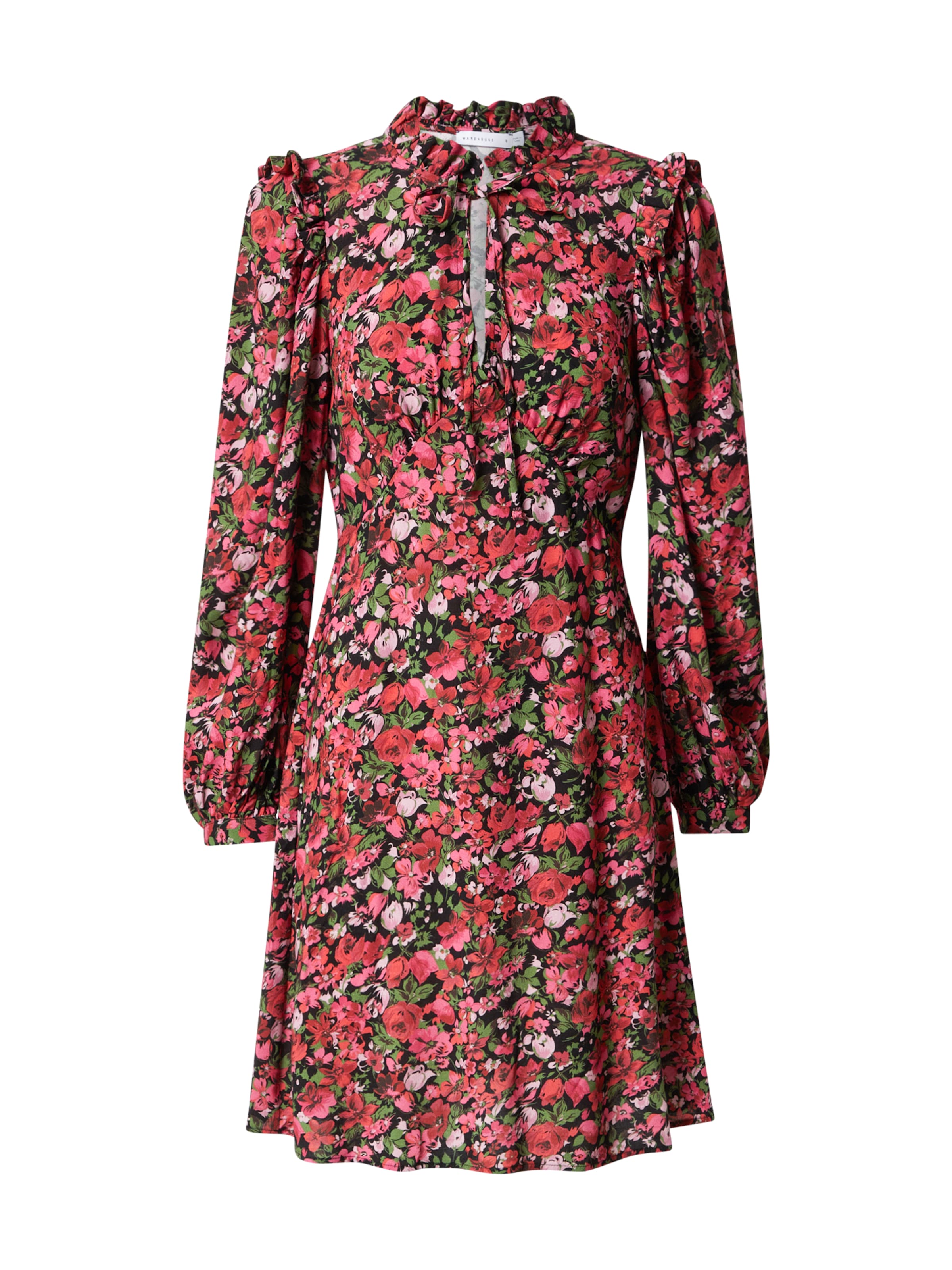 Abito camicia di Warehouse in rosa: frontale