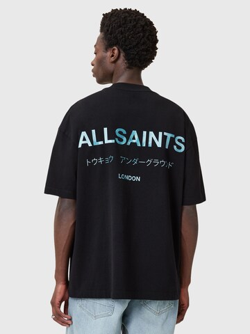Maglietta 'Underground' di AllSaints in nero: frontale