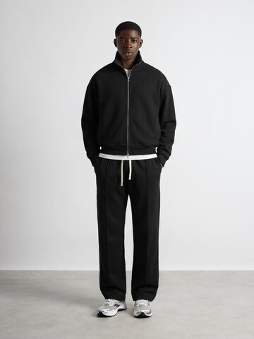Burocs Wide leg Workout Pants 'Sweat Seam' in Black