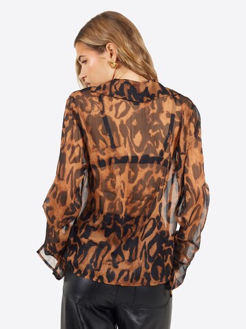 BRAVE SOUL Blouse in Bruin