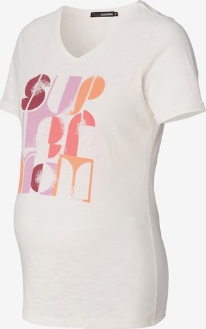 T-shirt 'Felton' Supermom en blanc