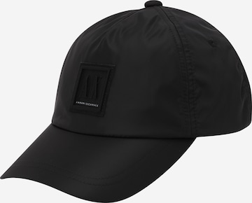Casquette ARMANI EXCHANGE en noir : devant