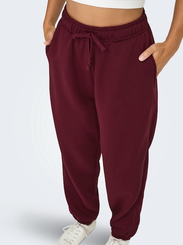 ONLY Конический (Tapered) Штаны 'ONLBEST' в Красный