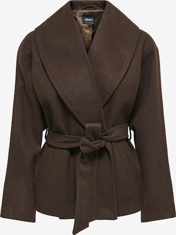 ONLY Between-Seasons Coat 'ONLAugusta' in Brown: front