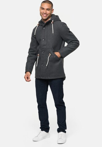 INDICODE JEANS Winterjas ' Christof ' in Grijs