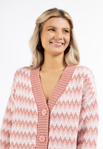 usha FESTIVAL Knit Cardigan in Pink