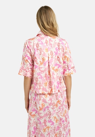 Milano Italy Bluse in Pink