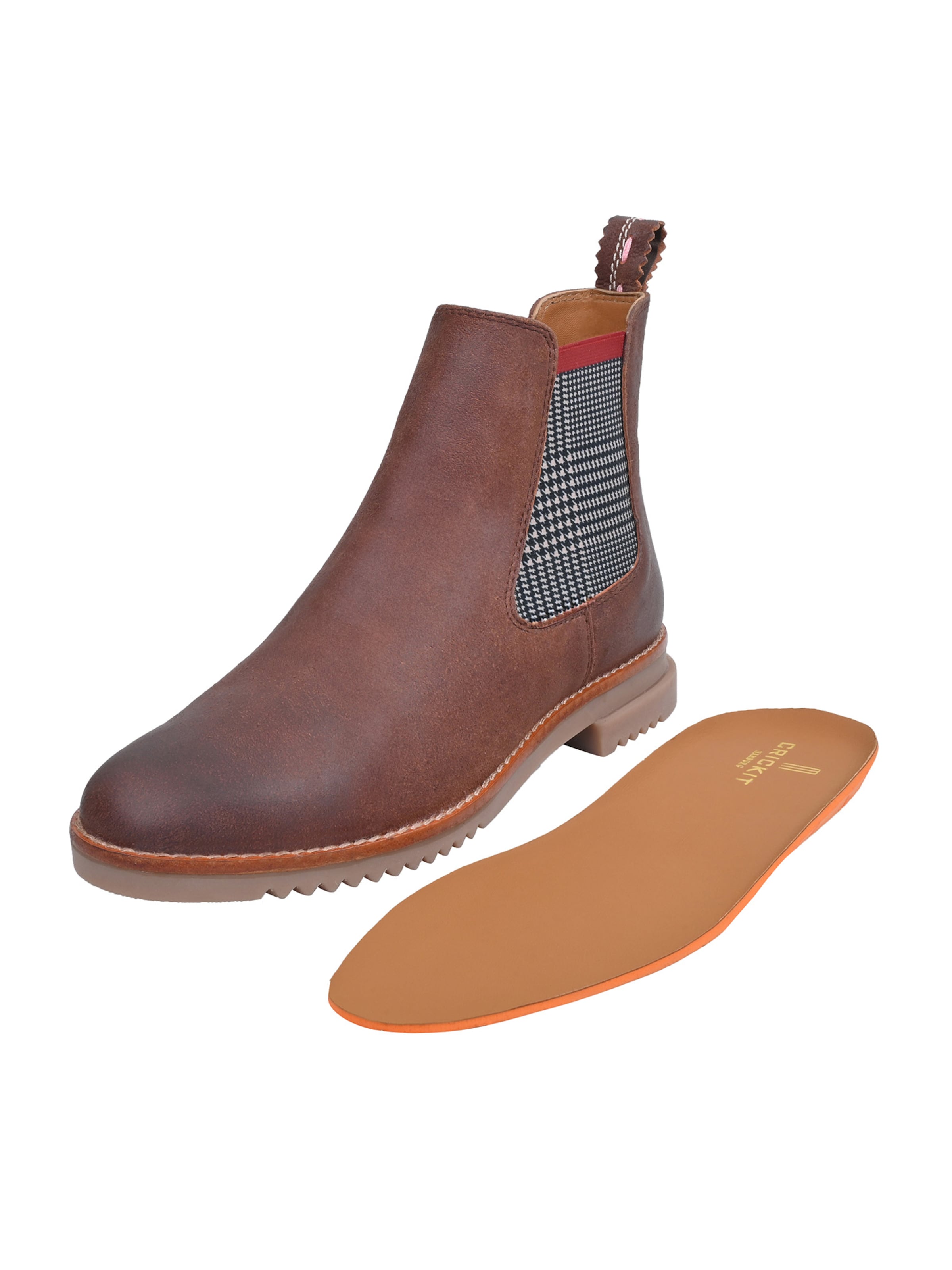 Crickit Chelsea Boot ' UNNA ' in Braun
