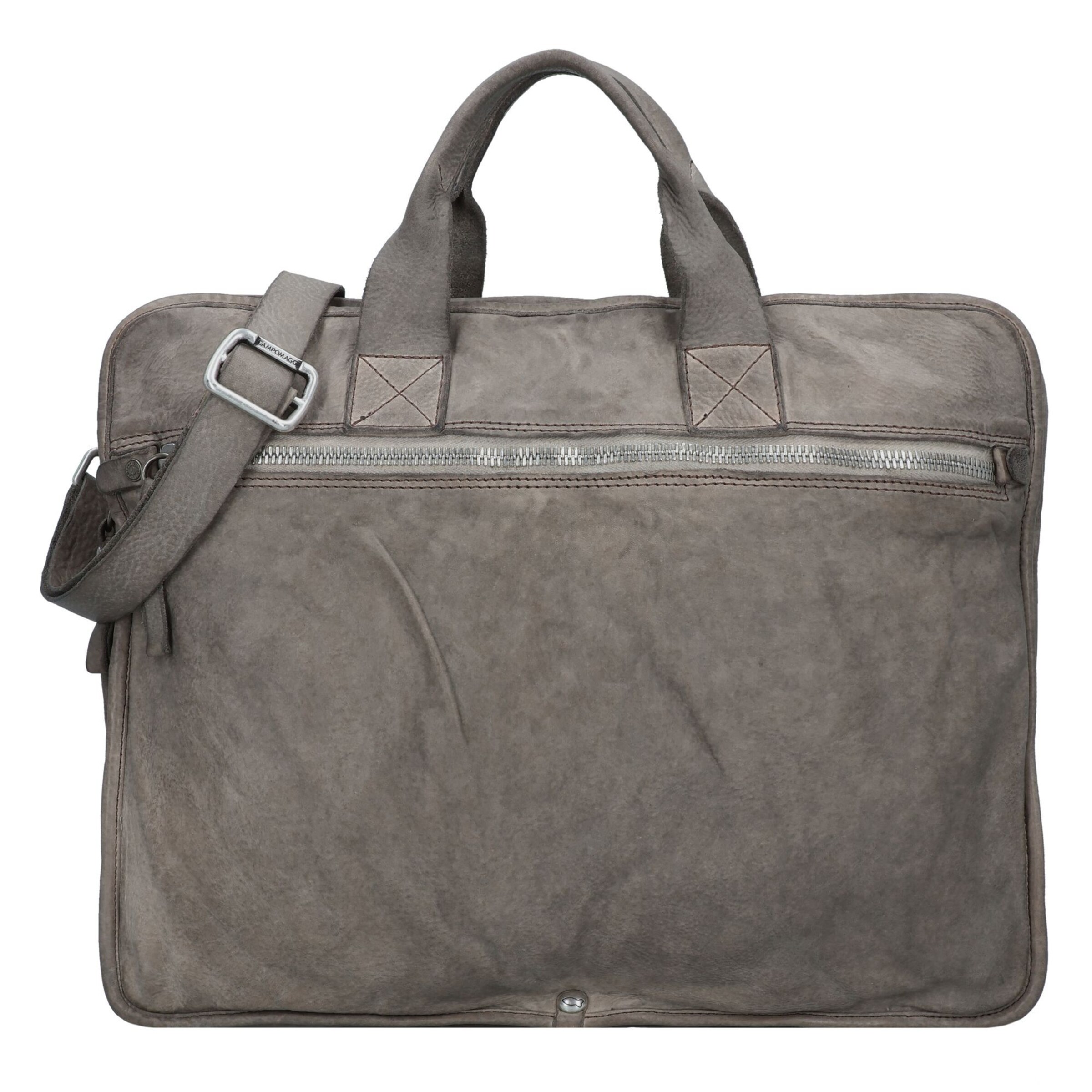Campomaggi Document Bag 'Noce' in Grey