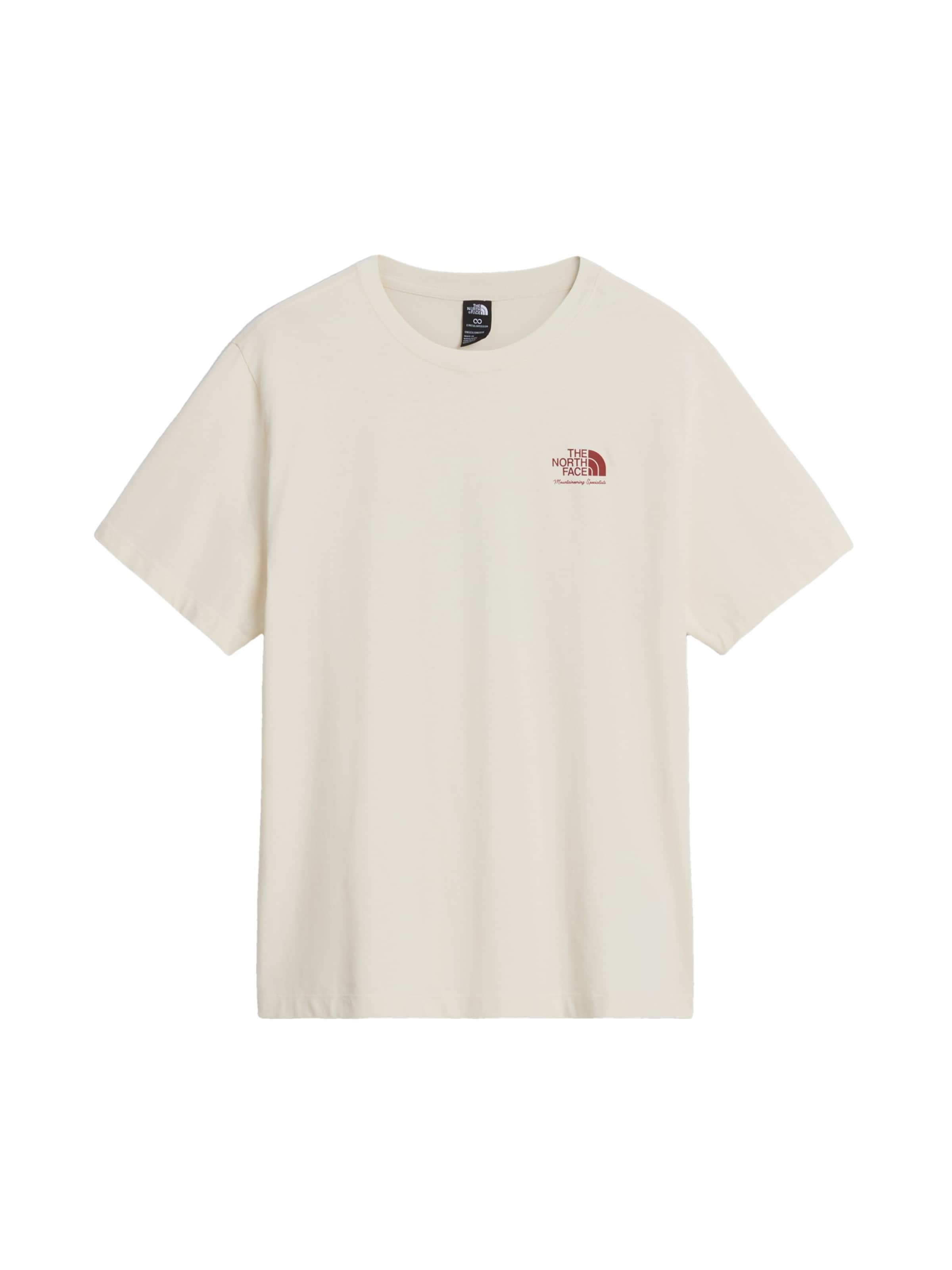 THE NORTH FACE Тениска в бяло: отпред