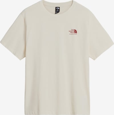 THE NORTH FACE Majica veličine XL u ecru/prljavo bijela / merlot, Pregled proizvoda