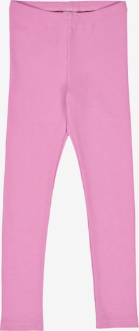 Skinny Leggings Fred's World by GREEN COTTON en rose : devant