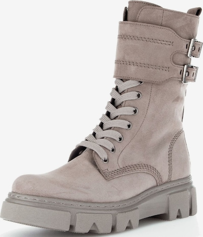 GABOR Bottines à lacets en taupe, Vue avec produit