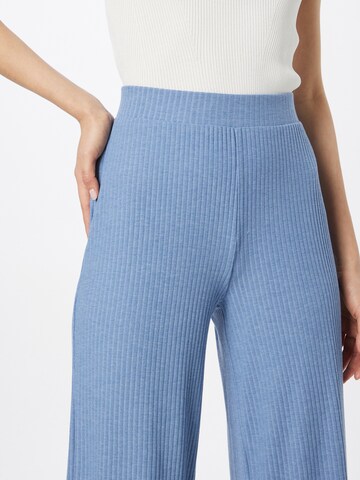 ONLY Wide leg Broek 'Nella' in Blauw