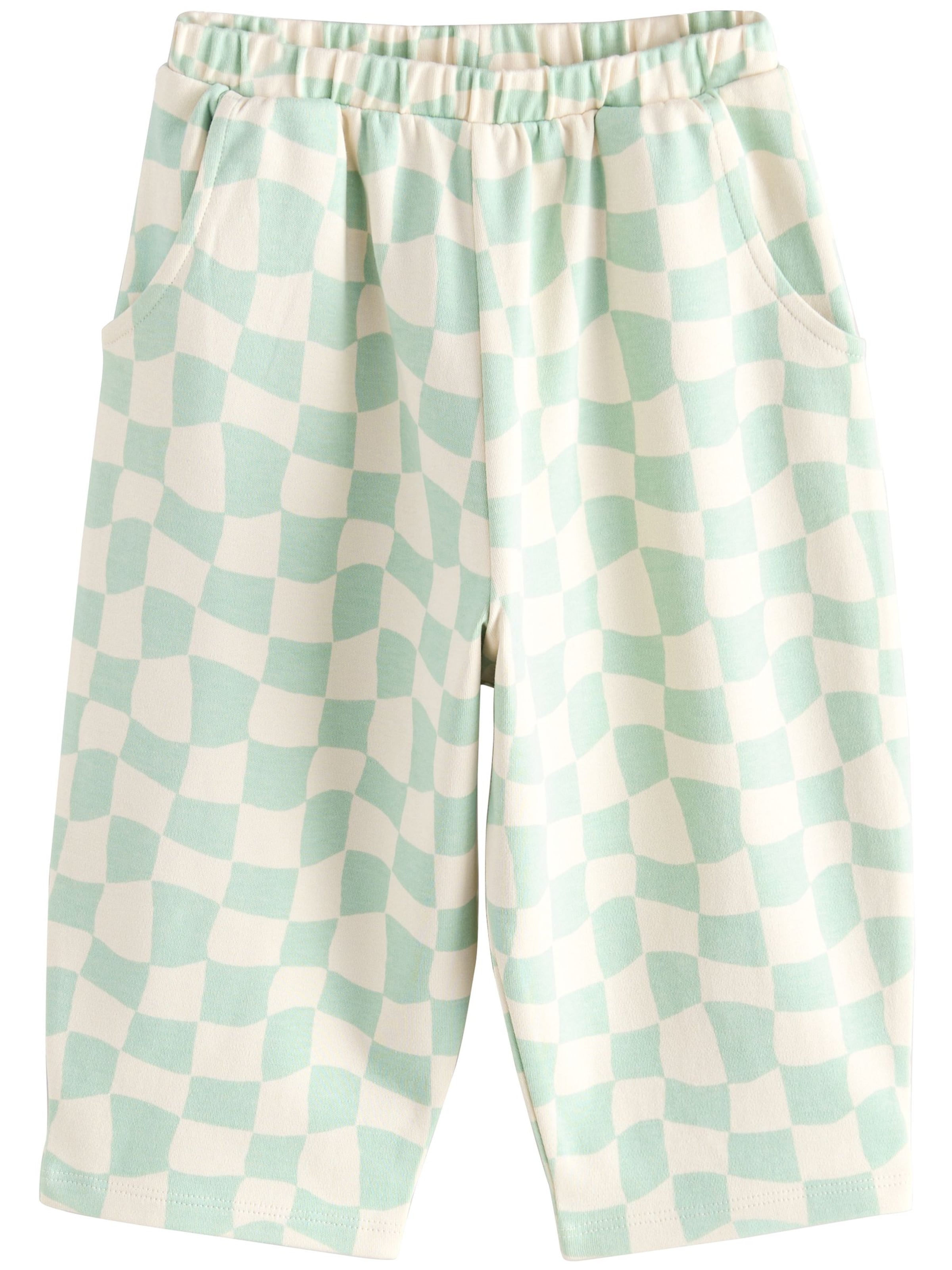 Next - Loosefit Calças em verde: frente