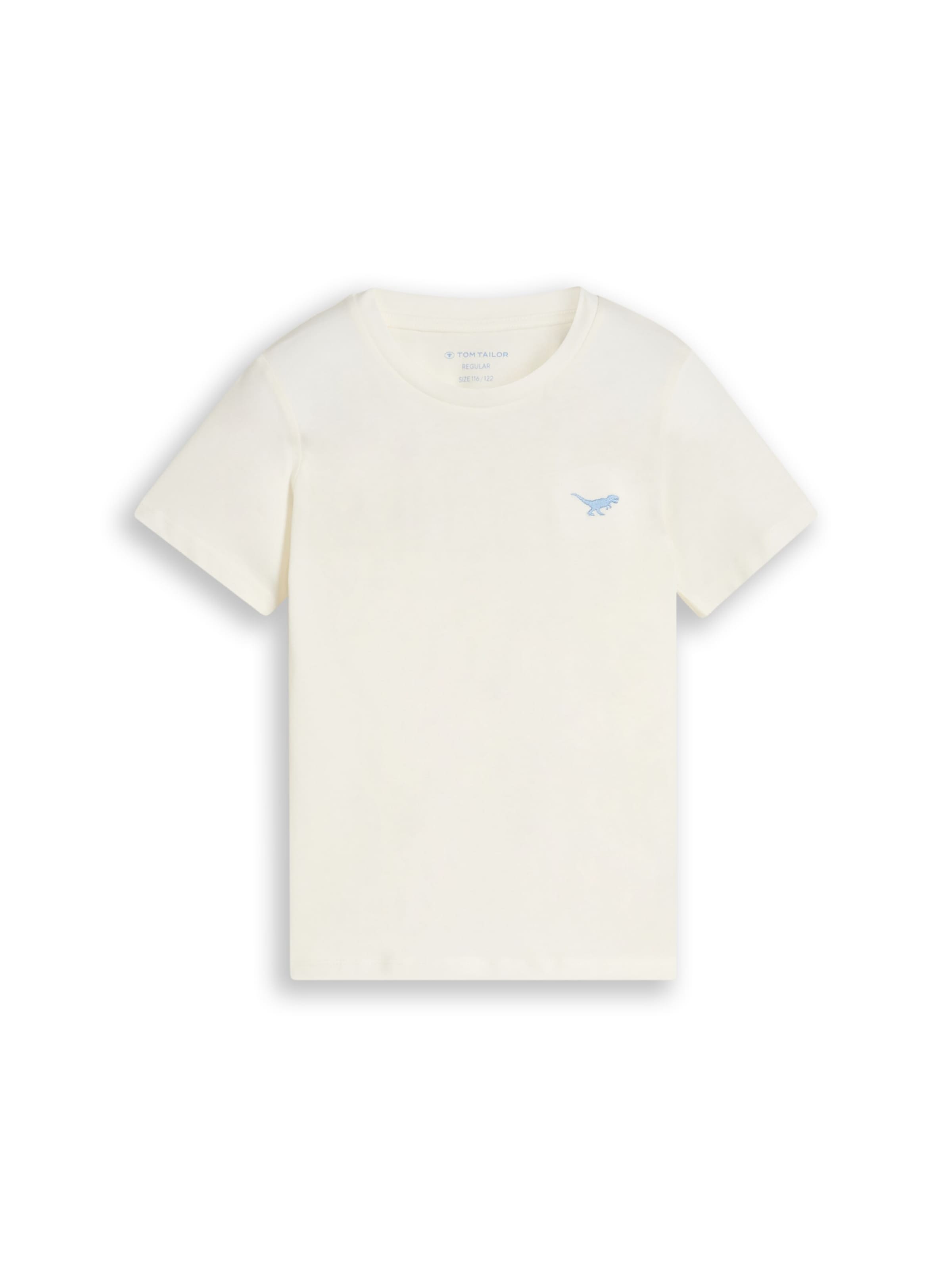 TOM TAILOR Shirt in Wit: voorkant