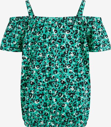 WE Fashion Shirt in Groen: voorkant