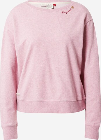 Ragwear Sweatshirt 'HEIKKE' in Roze: voorkant