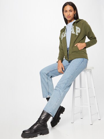 GAP Zip-Up Hoodie in Green