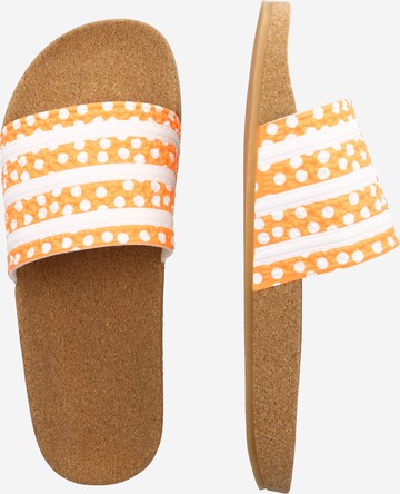 ADIDAS ORIGINALS - Sapato aberto 'Adilette' em laranja