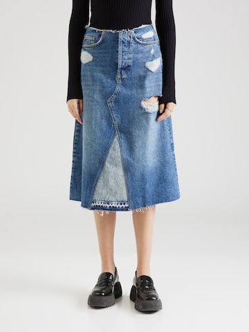 Gonna di TOPSHOP in blu: frontale