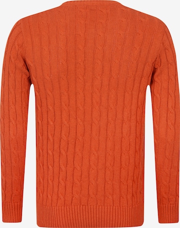 DENIM CULTURE Pullover 'Jeffrey' in Orange