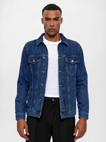 Daniel Hills Übergangsjacke in Blau: Vorderseite