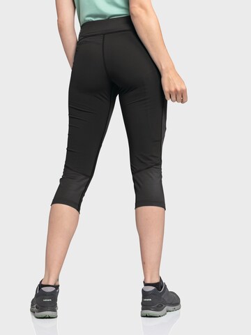 Schöffel Skinny Outdoorhose 'Hestad' in Schwarz