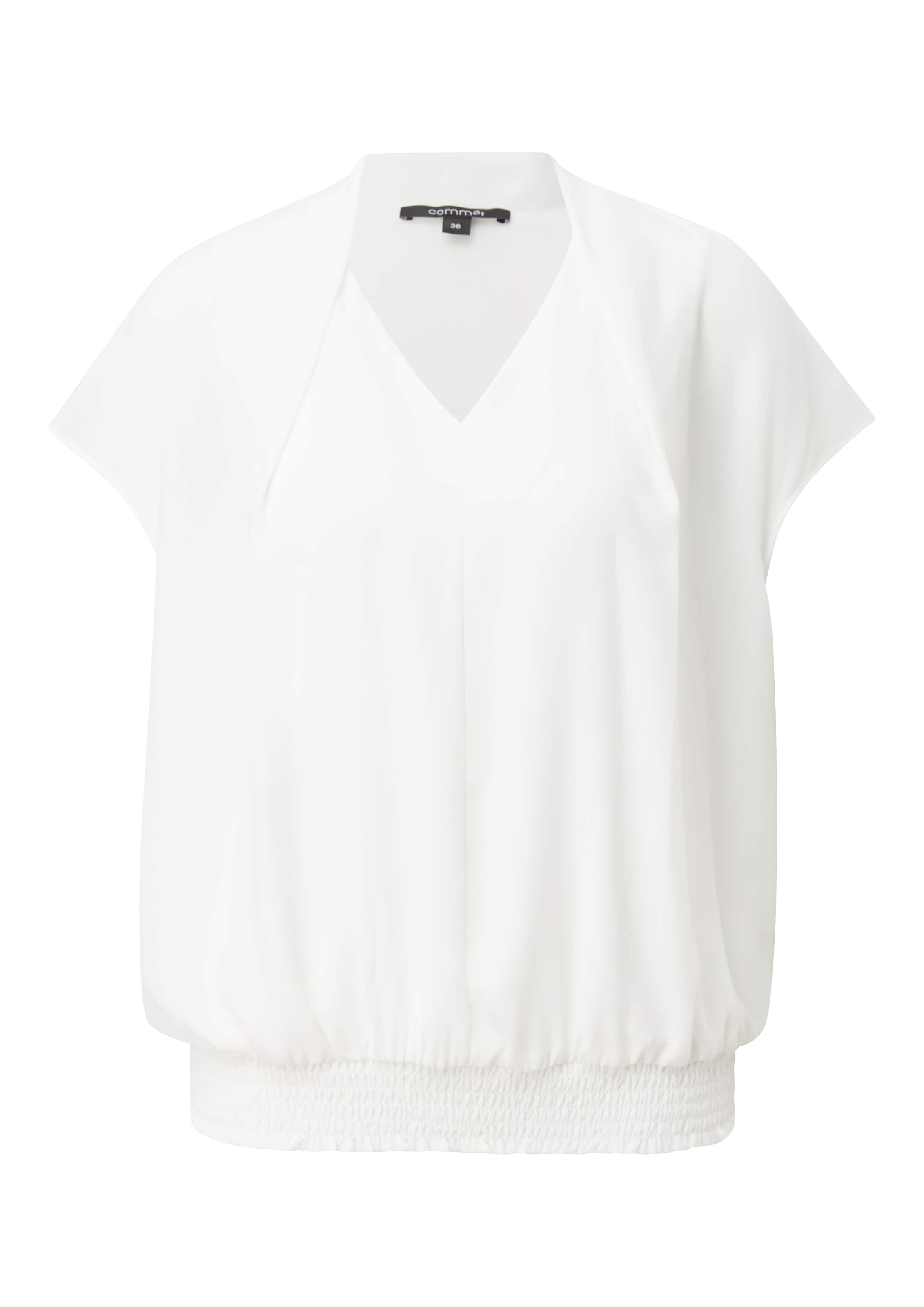 COMMA Blouse in White: front