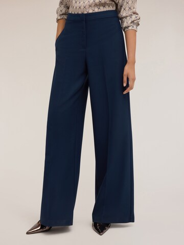 MOTIVI Wide leg Broek in Blauw