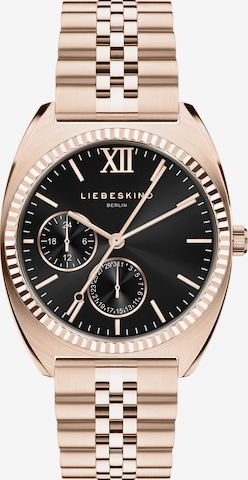 Liebeskind Berlin Uhr in Gold: Vorderseite