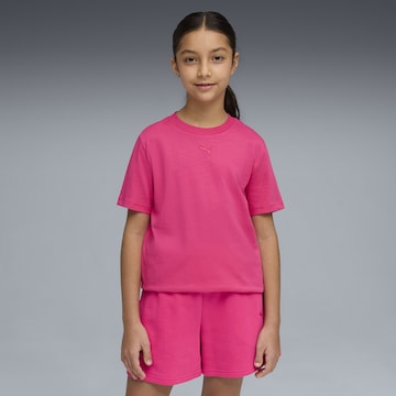 PUMA Shirt 'Essentials' in Pink: front