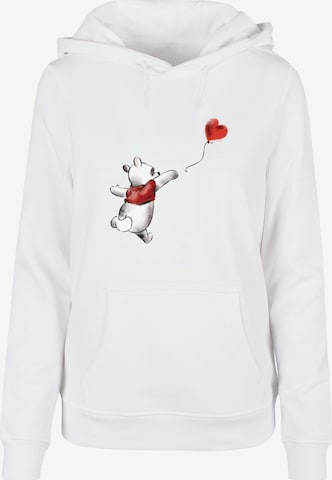 ABSOLUTE CULT Sweatshirt 'Winnie The Pooh - Balloon' in Weiß: predná strana